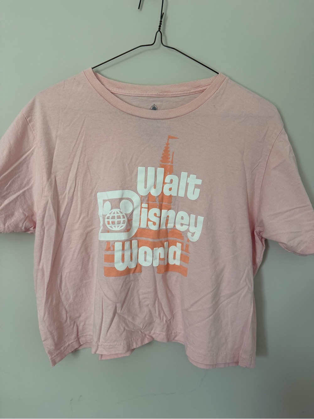 Walt Disney World Pink Crop Top